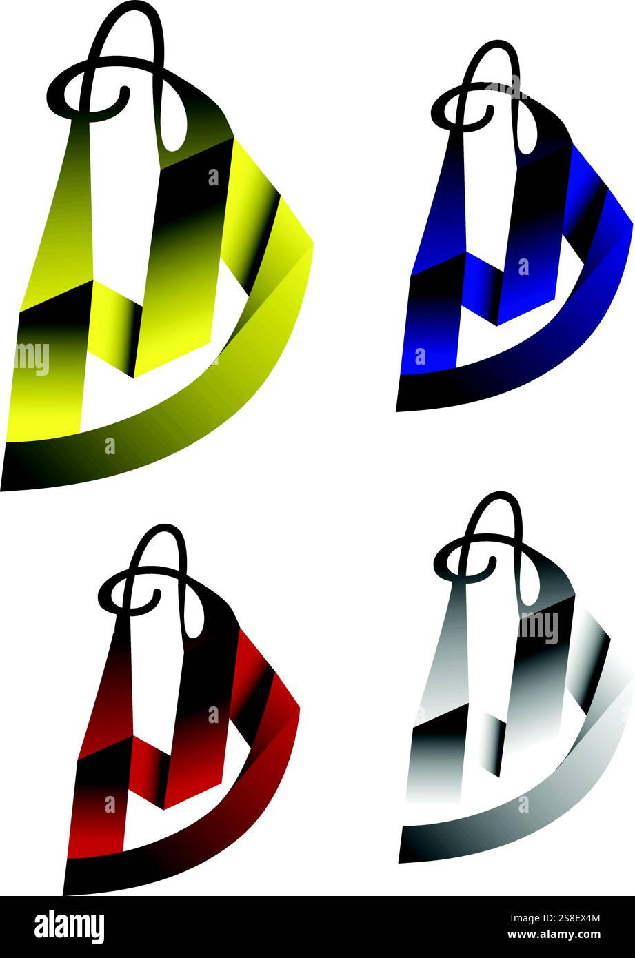 Comptable A logo Design Professional & Classic Illustration de Vecteur