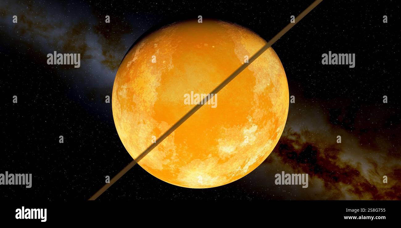 En août 2016, les astronomes ont annoncé qu'une exoplanète à peu près de la taille de la Terre entoure l'étoile la plus proche du soleil, la naine rouge Proxima Centauri, Banque D'Images