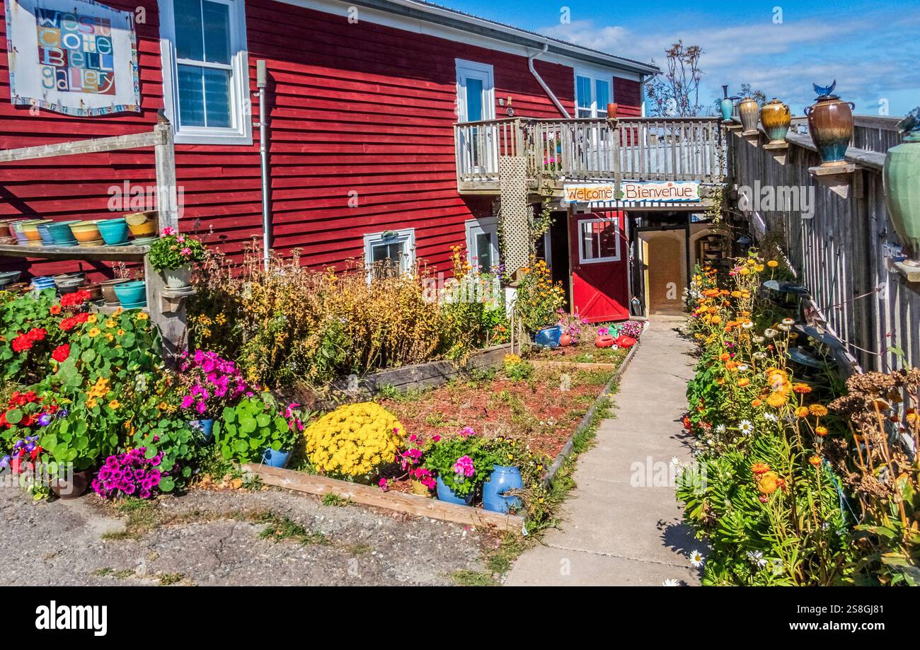 Westcote Bell Pottery à Lahave sur la rive sud de la Nouvelle-Écosse Canada Banque D'Images