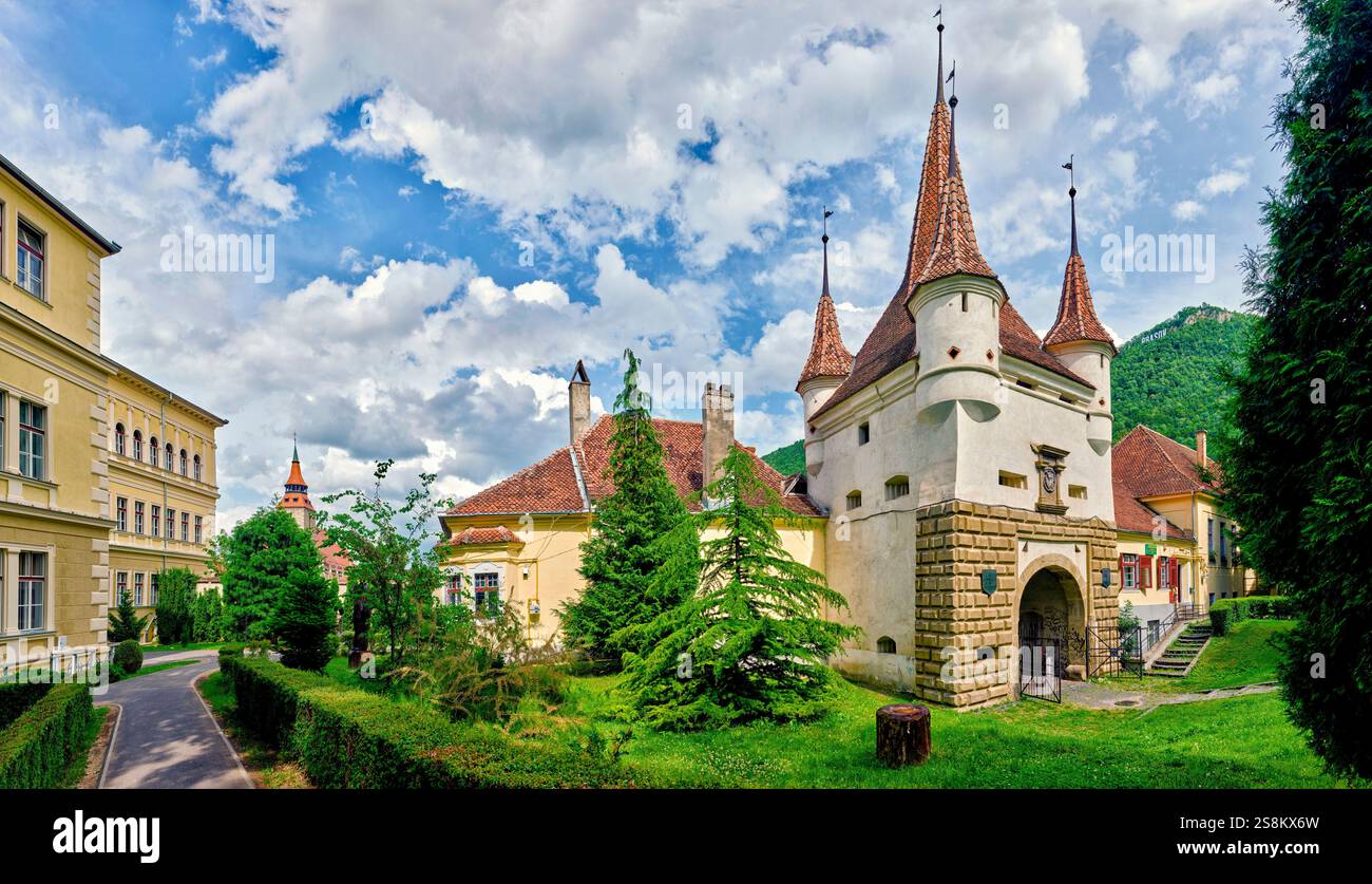 Catherines Gate, Brasov, Roumanie Banque D'Images