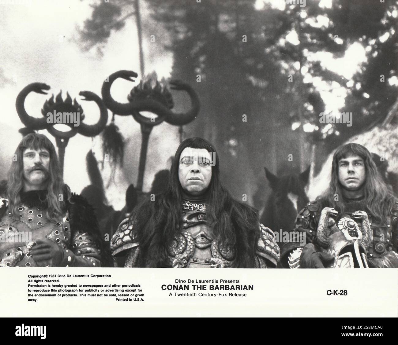 Conan le barbare (Universal, 1982) Arnold Schwarzenegger joue le rôle de Conan, un guerrier Banque D'Images