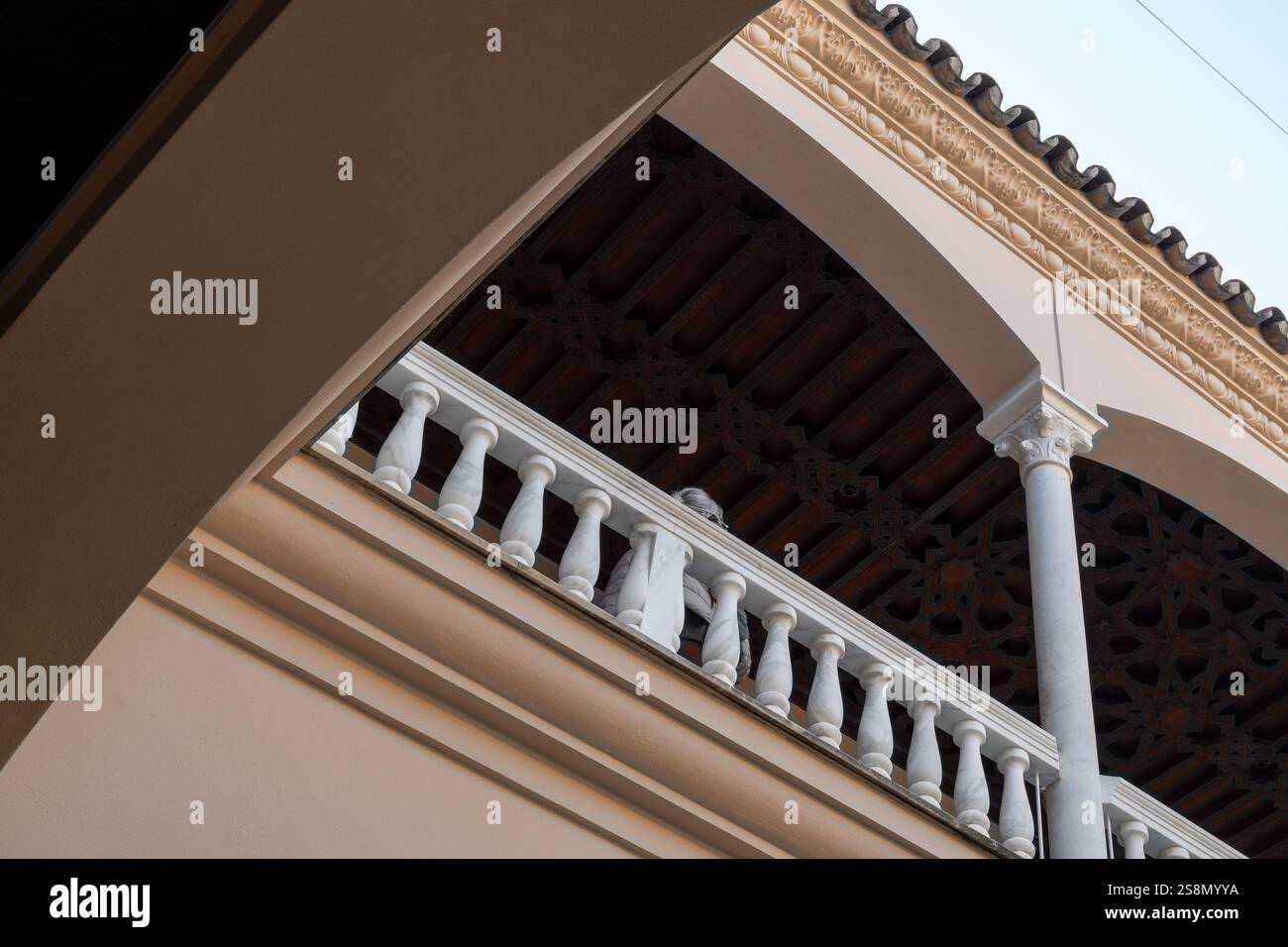 Malaga, Espagne, 30 décembre 2024 Musée picasso et galerie exposant des œuvres de peintres célèbres Banque D'Images