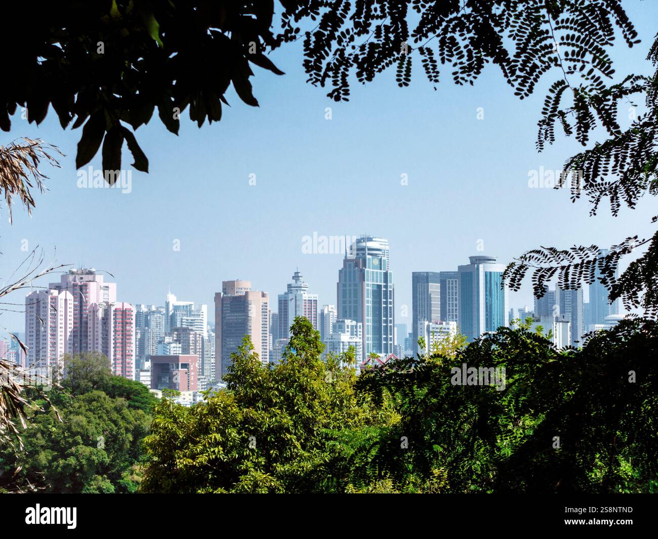 Paysage urbain de Guangzhou Banque D'Images