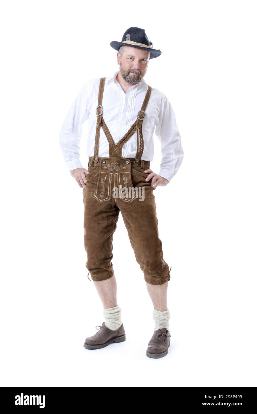 Une image d'un homme traditionnel bavarois Banque D'Images