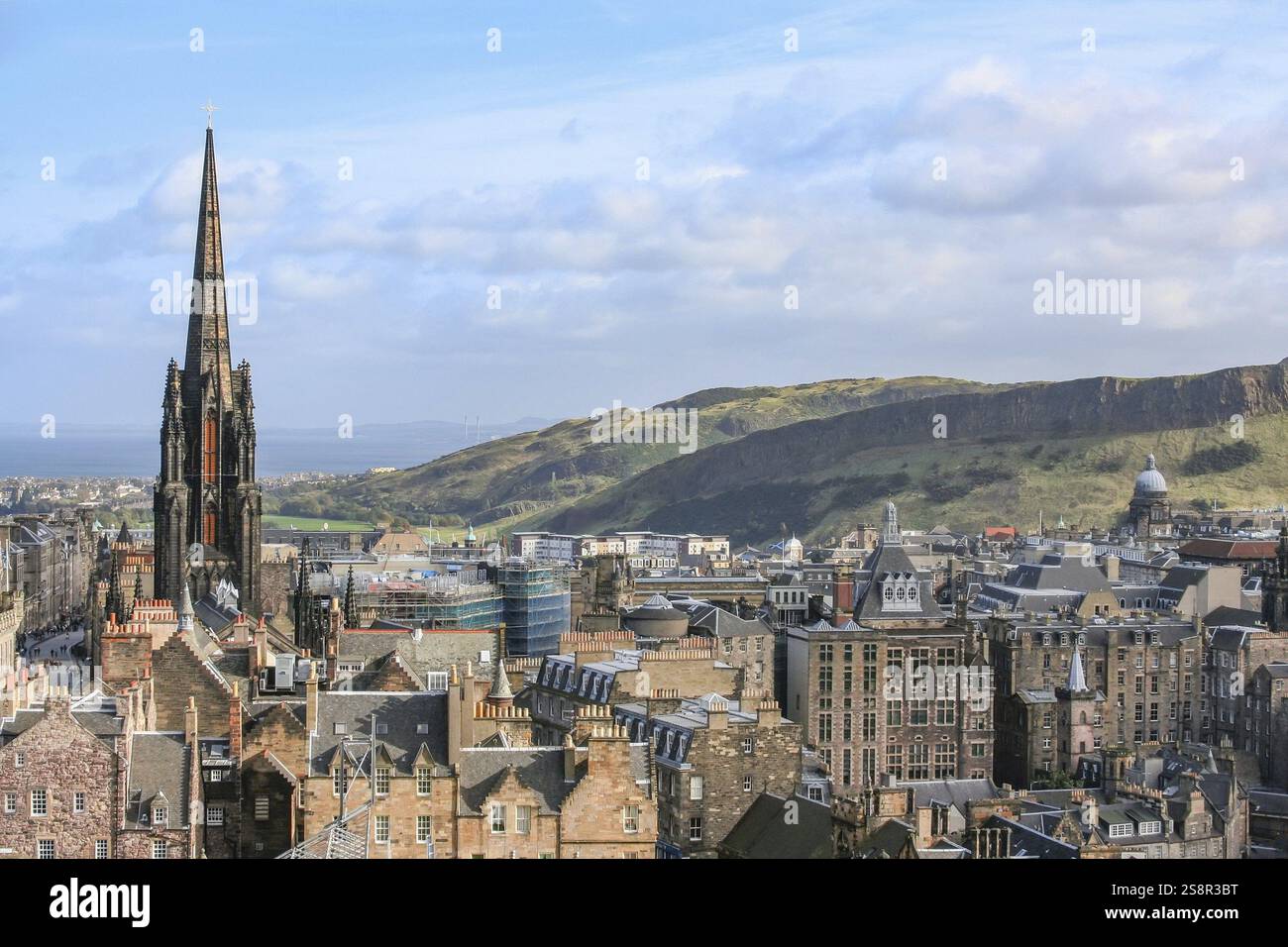 Une image de la capitale d'Edimbourg de l'Écosse Grande-Bretagne Royaume-Uni Banque D'Images