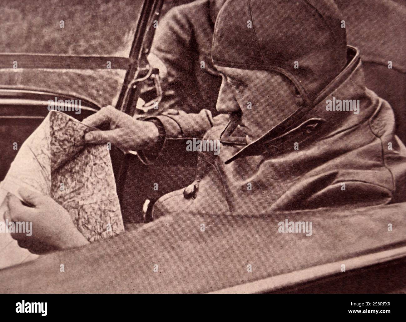 Photographie d'Adolf Hitler (1889 - 1945) homme politique allemand d'origine autrichienne qui était le chef du parti nazi et Chancelier de l'Allemagne. En date du 20e siècle Banque D'Images