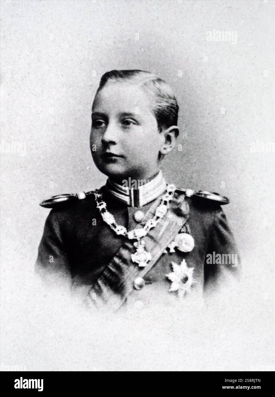 Photographie de l'Oskar Karl Gustav Adolf de Prusse (1888 -1958) était le cinquième fils de Guillaume II, Empereur allemand et Augusta Victoria de Schleswig-Holstein. En date du 19e siècle Banque D'Images