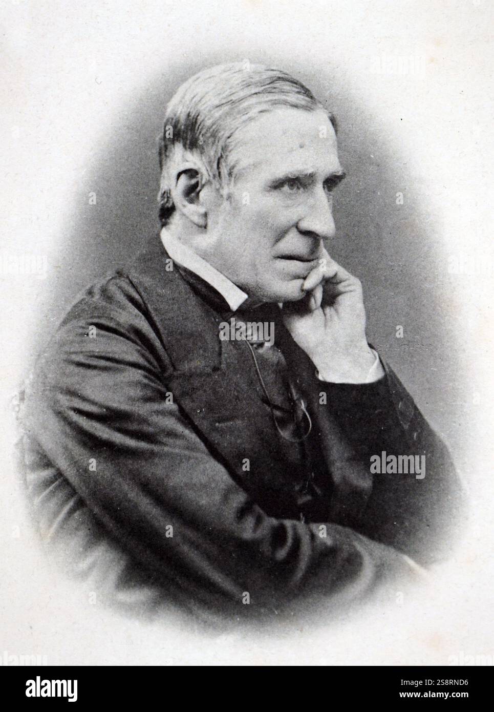 Portrait photographique de James Paget (1814-1899), un chirurgien anglais et le pathologiste, mieux connu pour nommer la maladie de Paget. En date du 19e siècle Banque D'Images