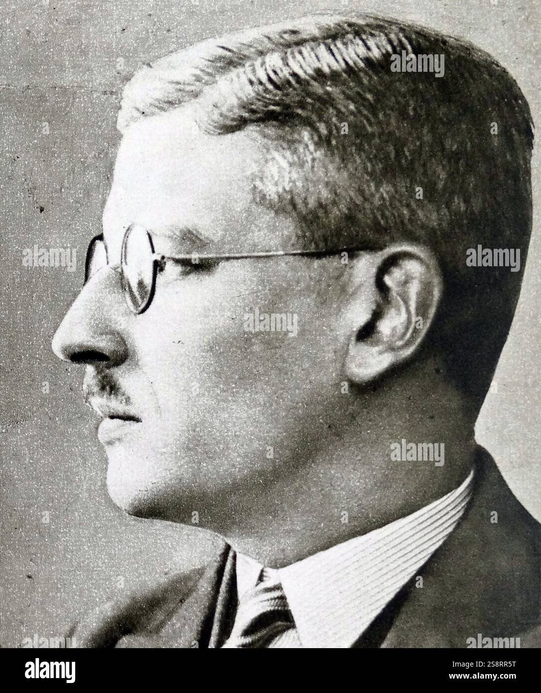 Kurt Alois Josef Johann von Schuschnigg (14 décembre 1897 – 18 novembre 1977) était un homme politique du Front de la Patrie autrichienne qui fut chancelier de l'État fédéral d'Autriche depuis l'assassinat de son prédécesseur Engelbert Dollfuss en 1934 jusqu'à l'Anschluss en 1938 avec l'Allemagne nazie Banque D'Images