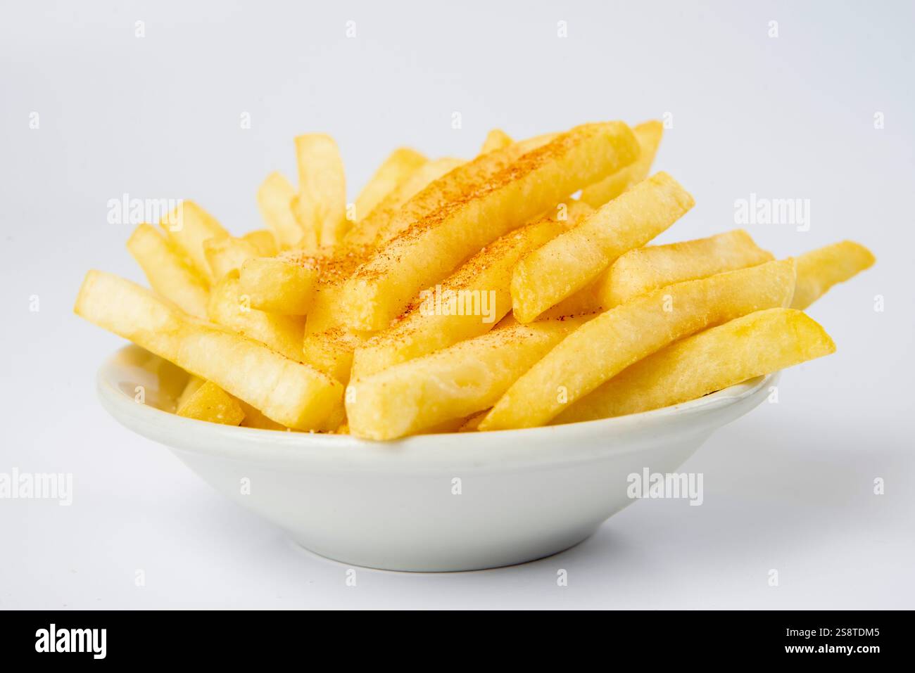 Frites au paprika Banque D'Images