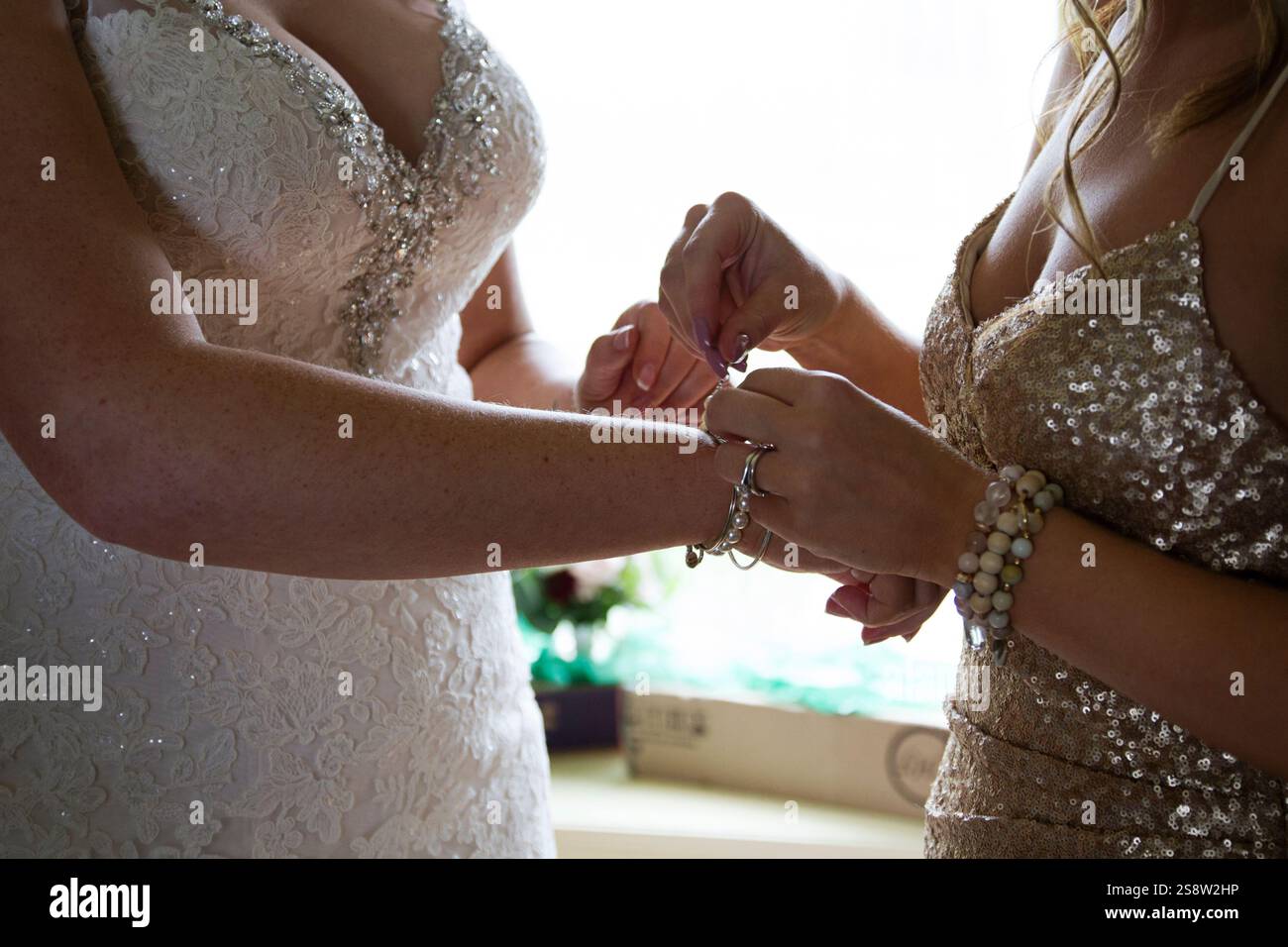 Détails de mariage Banque D'Images