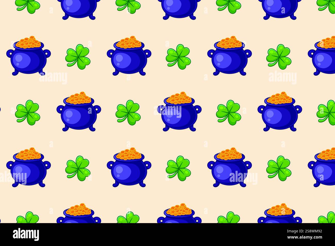 Modèle de jour St patricks. Illustration vectorielle. Illustration de Vecteur