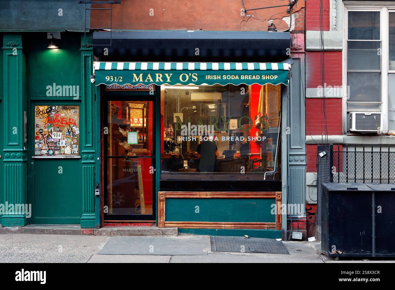 Mary O's Irish Soda Bread Shop, 93 1/2 E 7th St, New York, NYC photo d'une boulangerie dans l'East Village de Manhattan. mary os mary o Banque D'Images