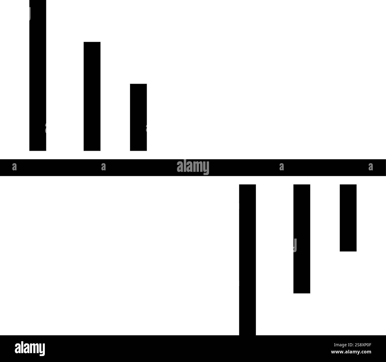 Vecteur d'icône de représentation graphique. Convient aux applications mobiles, aux applications Web et aux médias imprimés. Illustration de Vecteur