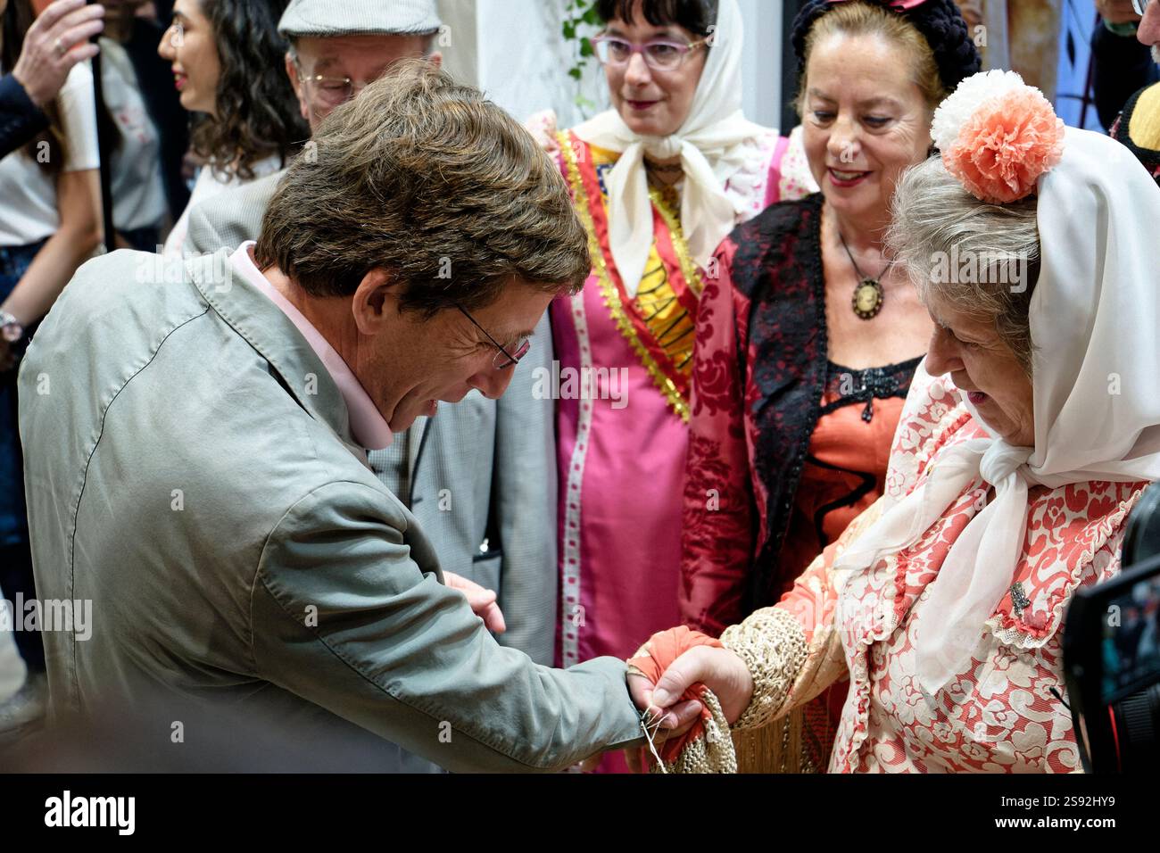 Madrid, Espagne. 24 janvier 2025. FITUR la Foire internationale du Tourisme d'Espagne 2025. Jose Luis Martinez-Almeida, avocat et homme politique espagnol, membre du Partido Popular et maire de Madrid de 2019 à aujourd'hui. IFEMA, Madrid, Espagne. Crédit : EnriquePSans/Alamy Live News Banque D'Images