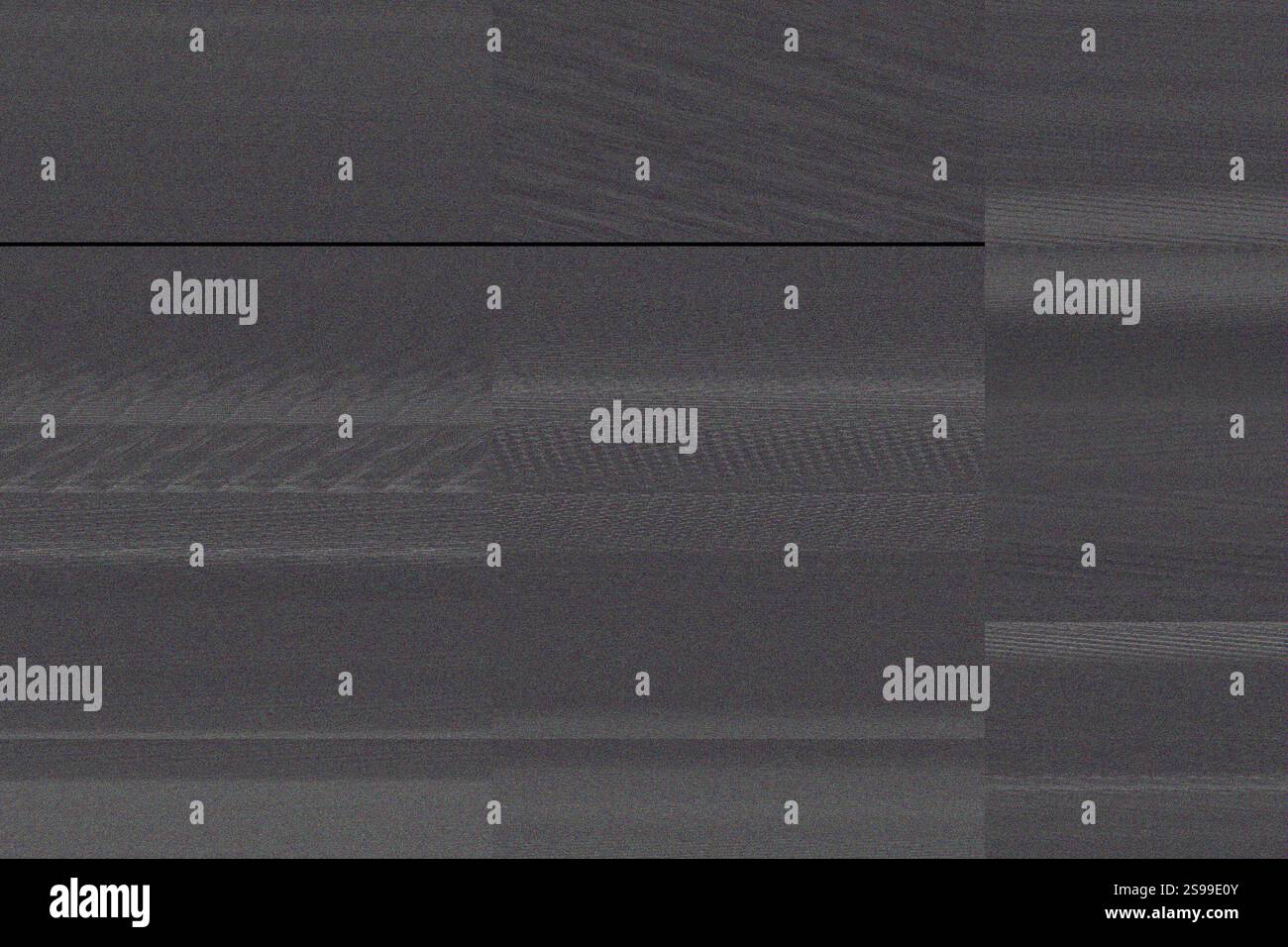L'image affiche des lignes horizontales et verticales qui se croisent, créant un bruit visuel. Ceci est utile pour étudier les problèmes de transmission de signal ou evalu Banque D'Images