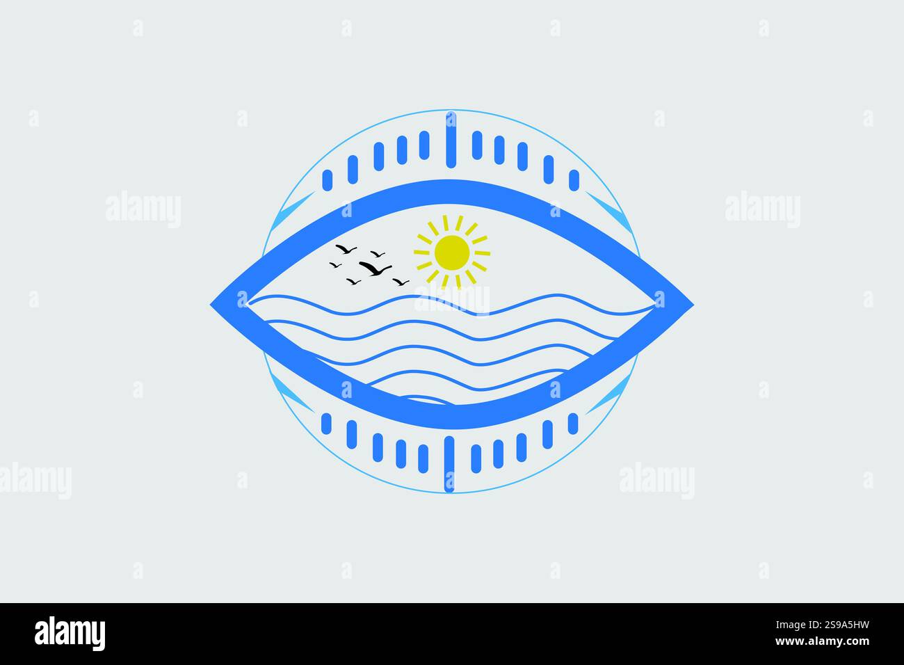 Eye logo Design Professional & Classic Illustration de Vecteur
