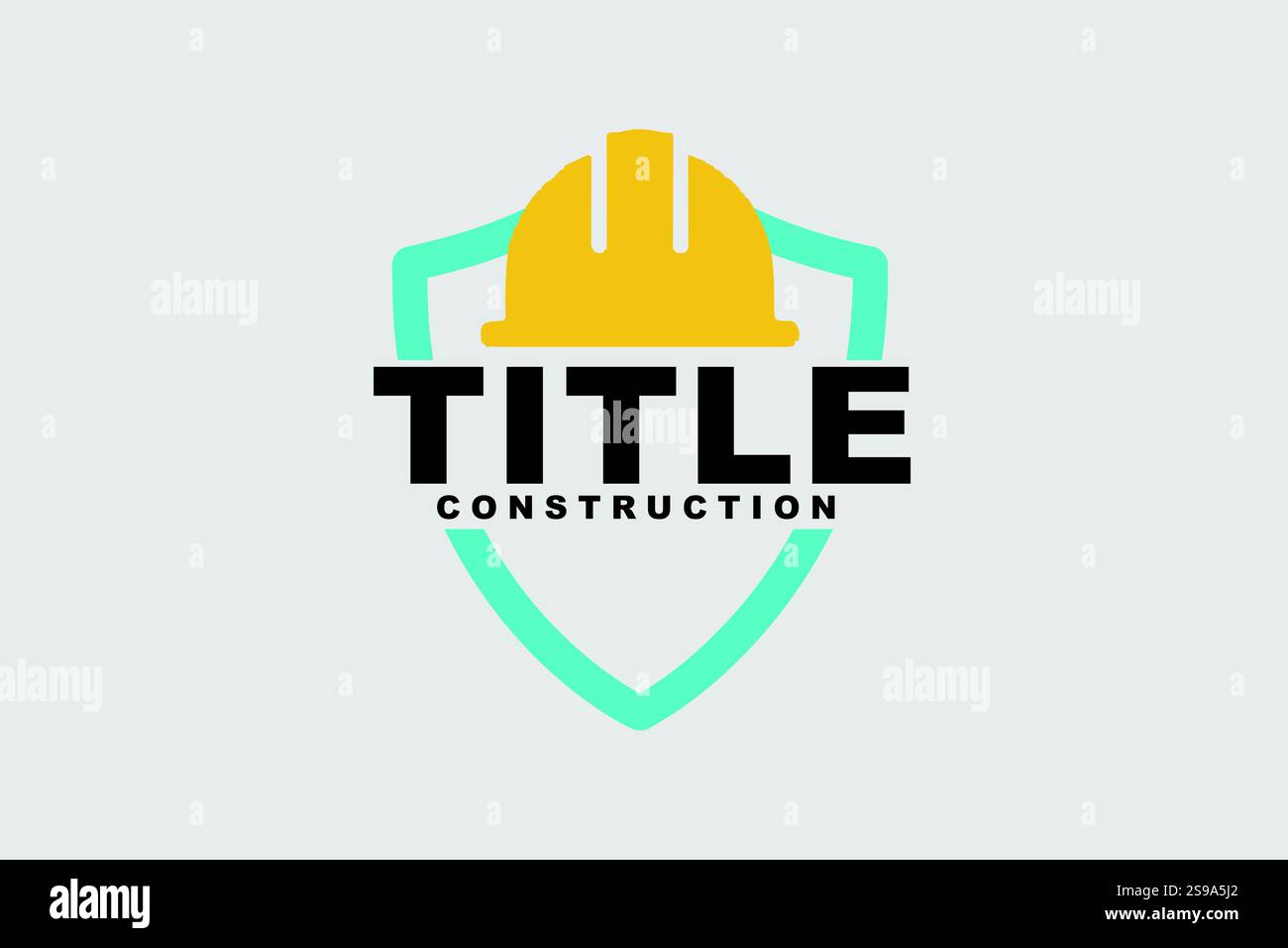 Construction logo Design Professional & Classic Illustration de Vecteur