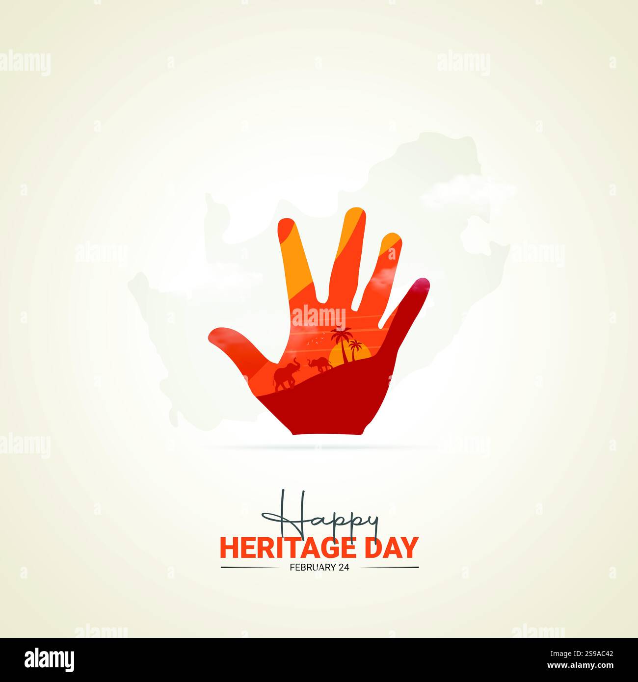 Heritage Day South Africa. Heritage Day Creative Design pour publication sur les médias sociaux Illustration de Vecteur