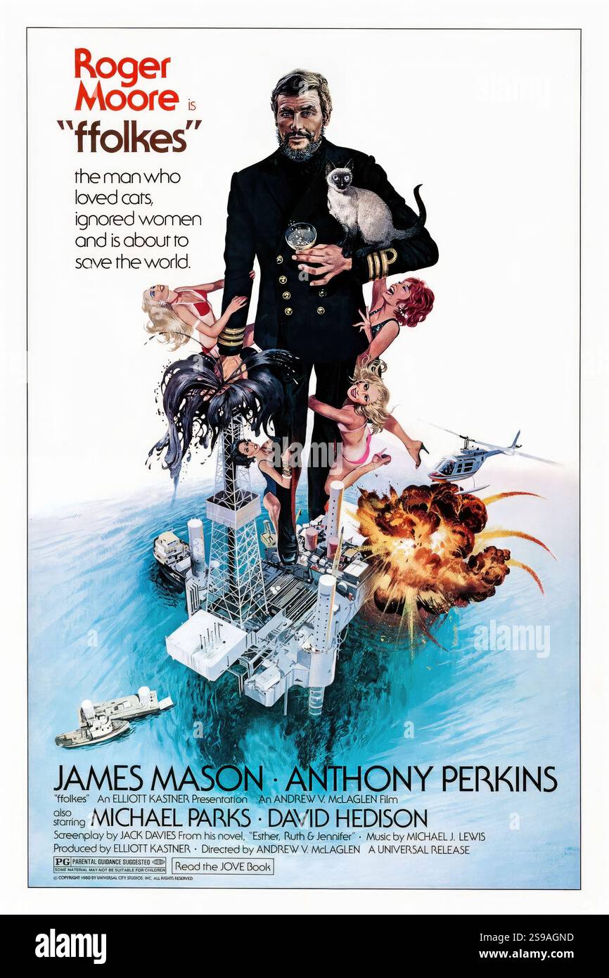 FFOLKES (1980) -titre original : NORTH SEA HIJACK-, réalisé par ANDREW V. MCLAGLEN. Crédit : UNIVERSAL PICTURES / album Banque D'Images