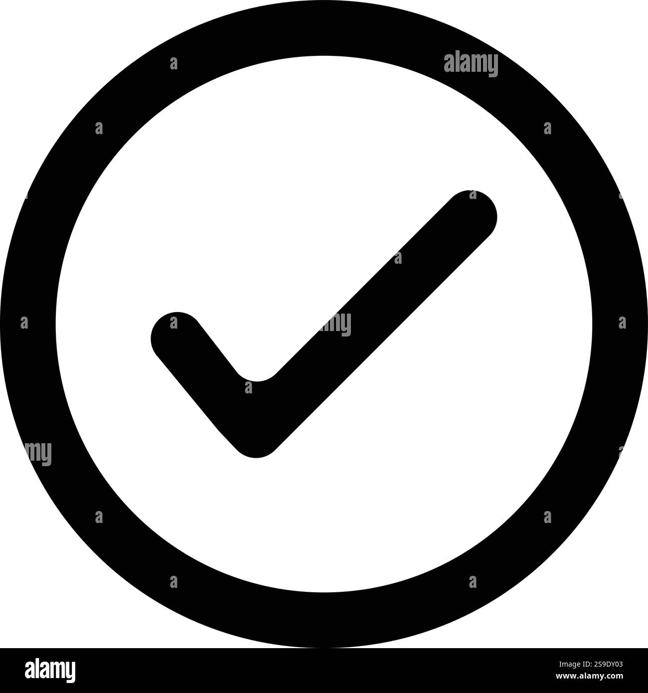 Certificat d'approbation de garantie , illustration vectorielle isolée sur fond blanc, icône vectorielle de dessin de ligne de case à cocher. Illustration de Vecteur