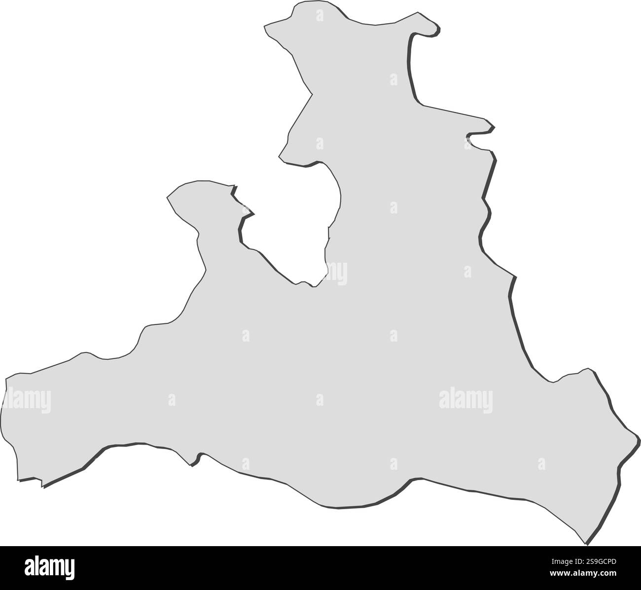 Carte de Salzbourg, une province de l'Autriche. Illustration de Vecteur Carte de Salzbourg, une province de l'Autriche. Illustration de Vecteur