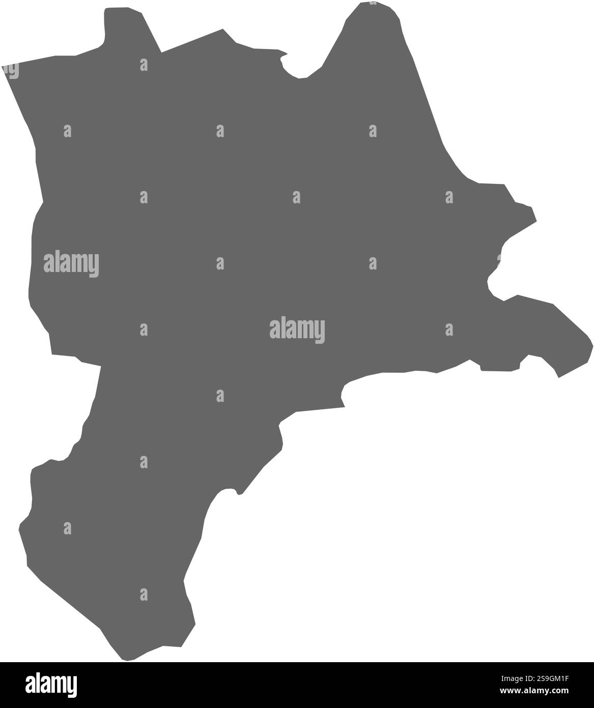 Carte de Lucerne, une province de Swizerland. Illustration de Vecteur