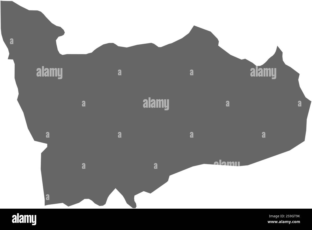 Carte de Porto, une province du Portugal. Illustration de Vecteur
