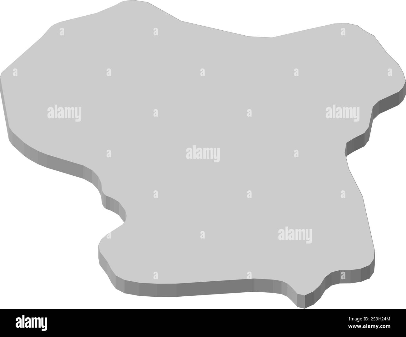 Carte de Kuala Lumpur, une province de Malaisie. Illustration de Vecteur