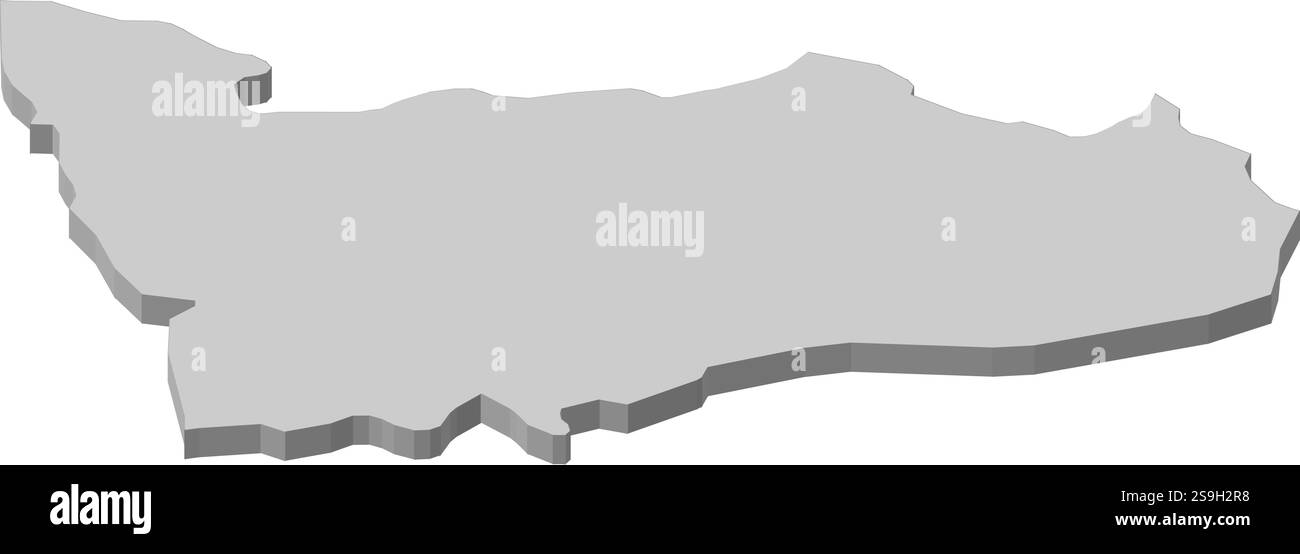 Carte de Porto, une province du Portugal. Illustration de Vecteur