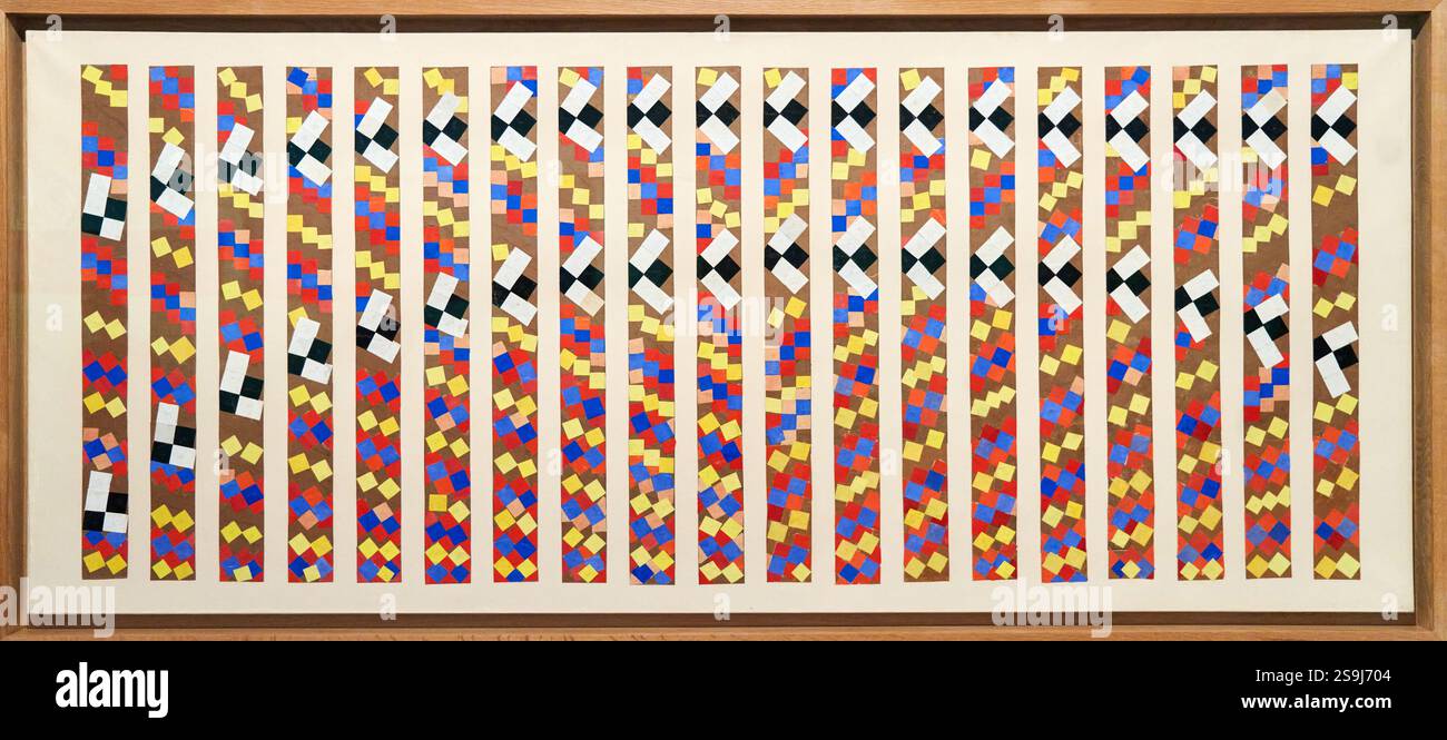 Les abeilles. Modèle pour vitrines de la chapelle du Rosaire de Vence, 1948, papiers Gouache, découpés et collés, Henri Matisse (1869-1954). Banque D'Images