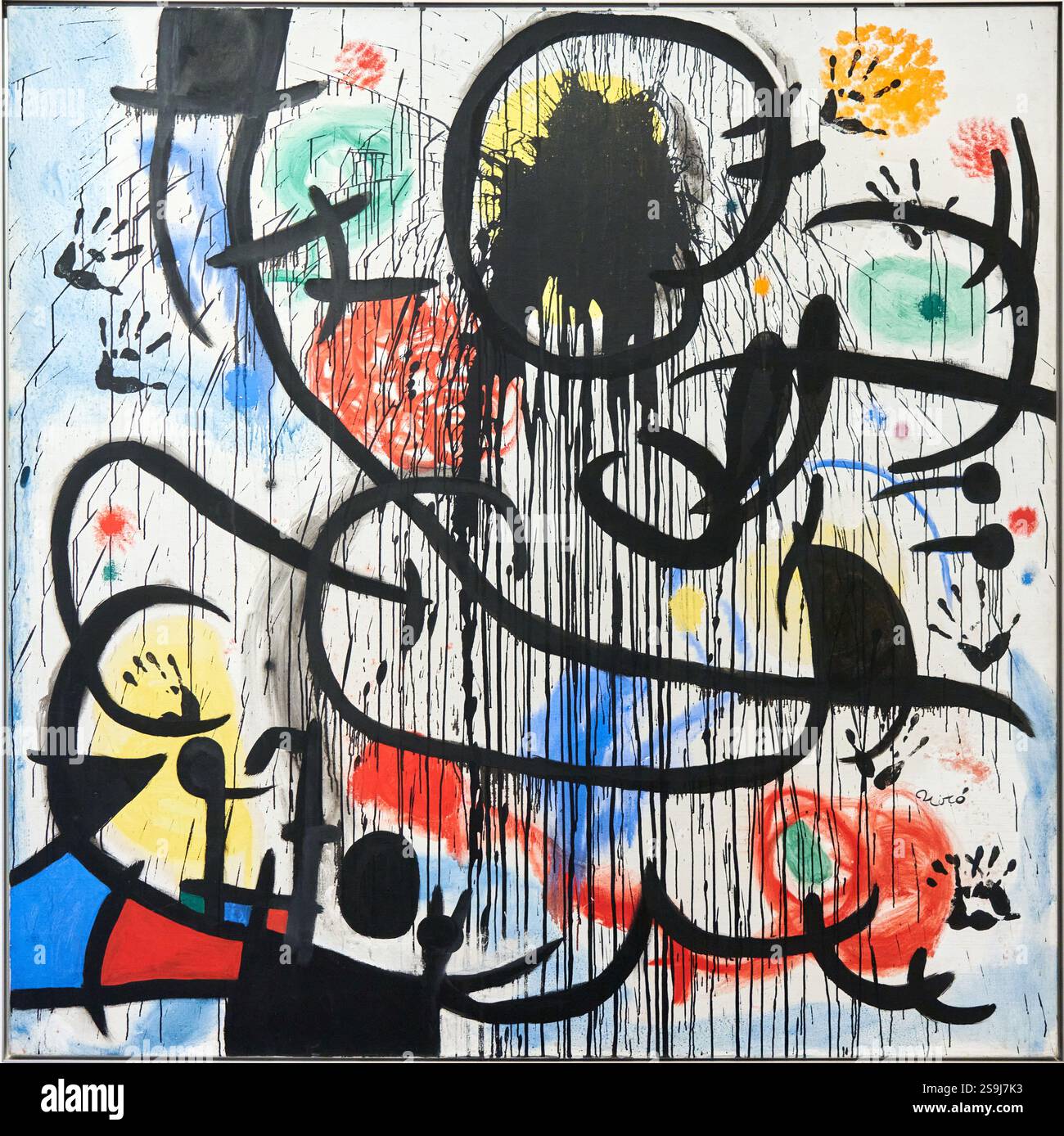 1968 mai 1968-1973, Joan Miró, Barcelone, Catalogne, Espagne. Banque D'Images