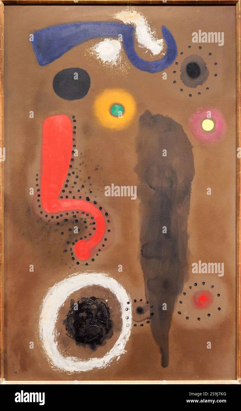 Naissances dans l'espace, 1959, Joan Miró, Barcelone, Catalogne, Espagne. Banque D'Images