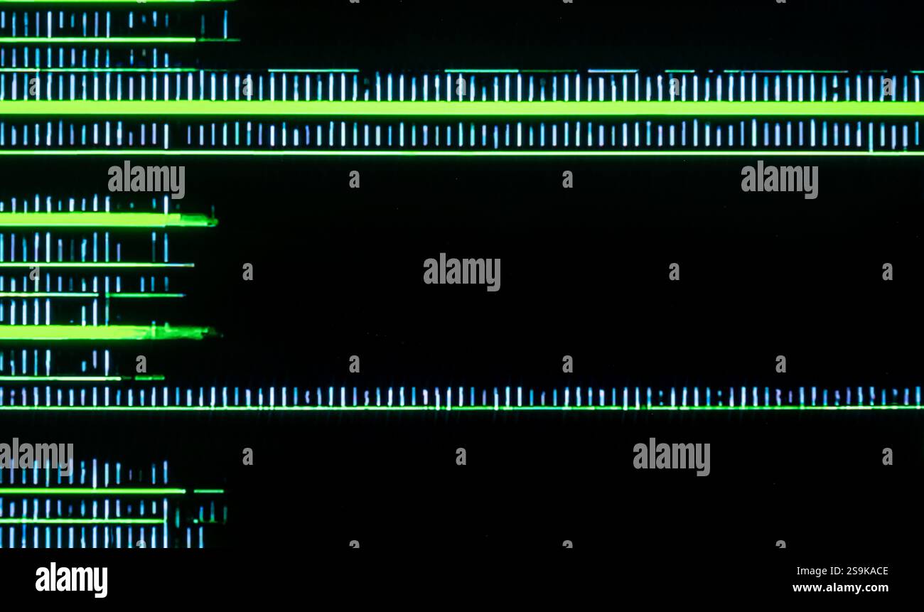 Effet de caméra parasite. Arrière-plan rétro VHS. Ancien modèle vidéo. Aucun signal. Bruit TV statique, mauvais signal TV Banque D'Images