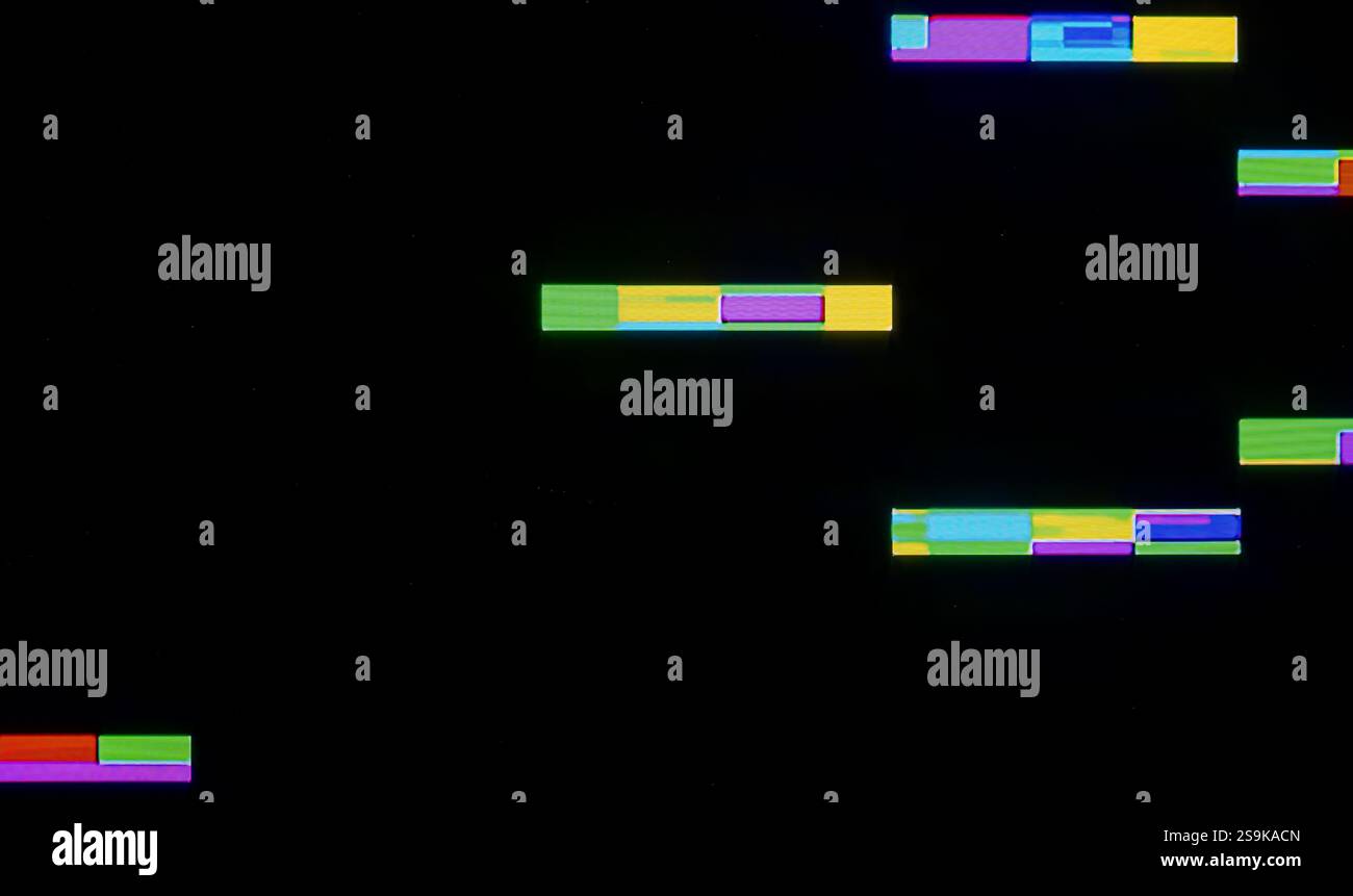Effet de caméra parasite. Arrière-plan rétro VHS. Ancien modèle vidéo. Aucun signal. Bruit TV statique, mauvais signal TV Banque D'Images