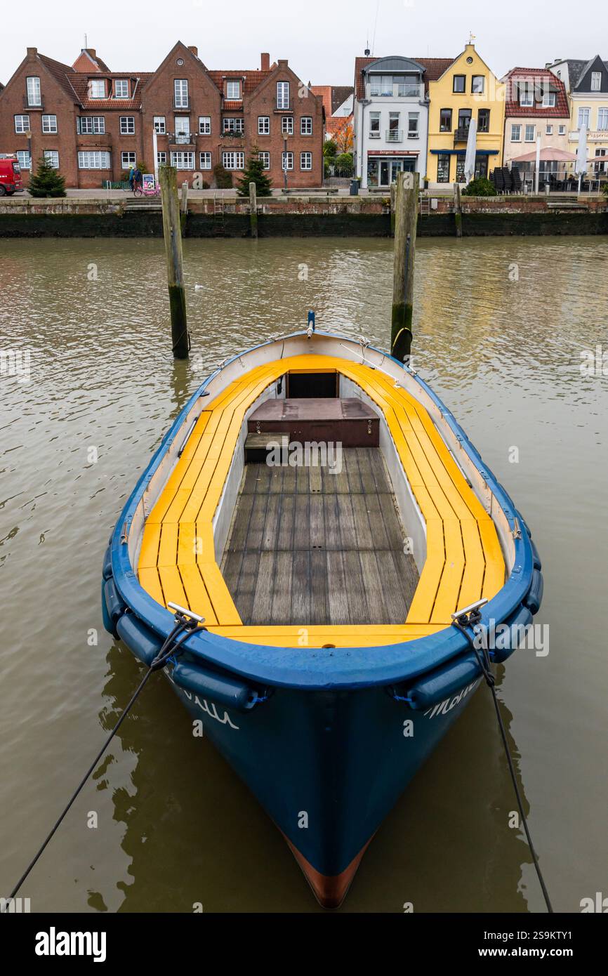 Hafen Husum Nordsee Banque D'Images