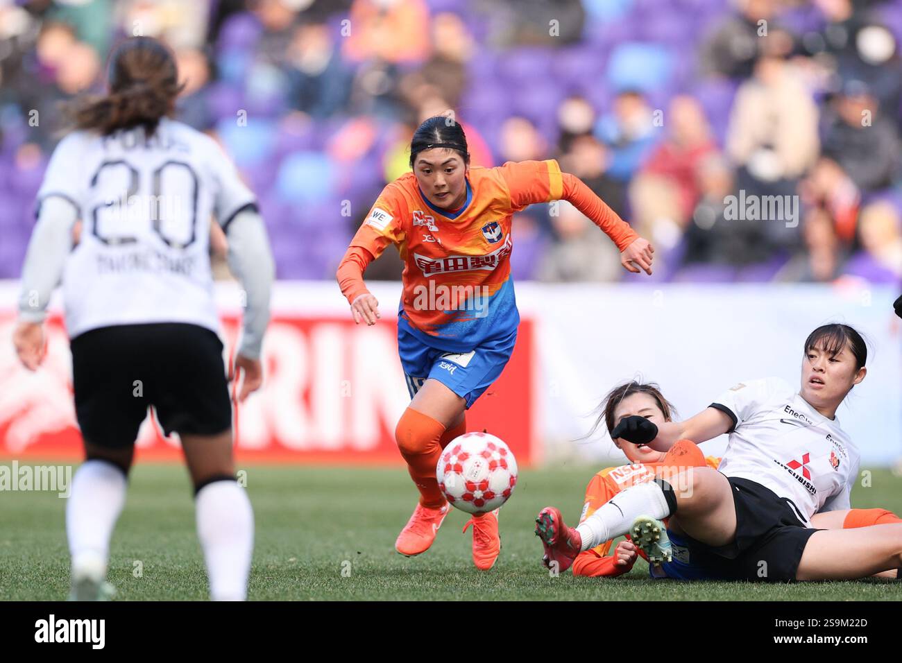 Chihiro Ishida (Albirex Ladies), 25 JANVIER 2025 - Football / Soccer : la Coupe de l'Impératrice JFA 46e finale du championnat de football féminin du Japon entre les Urawa Reds Ladies 1-1 (PK5-4) Albirex Niigata Ladies au stade Edion Peace Wing à Hiroshima, Japon. (Photo de SportsPressJP/AFLO) Banque D'Images