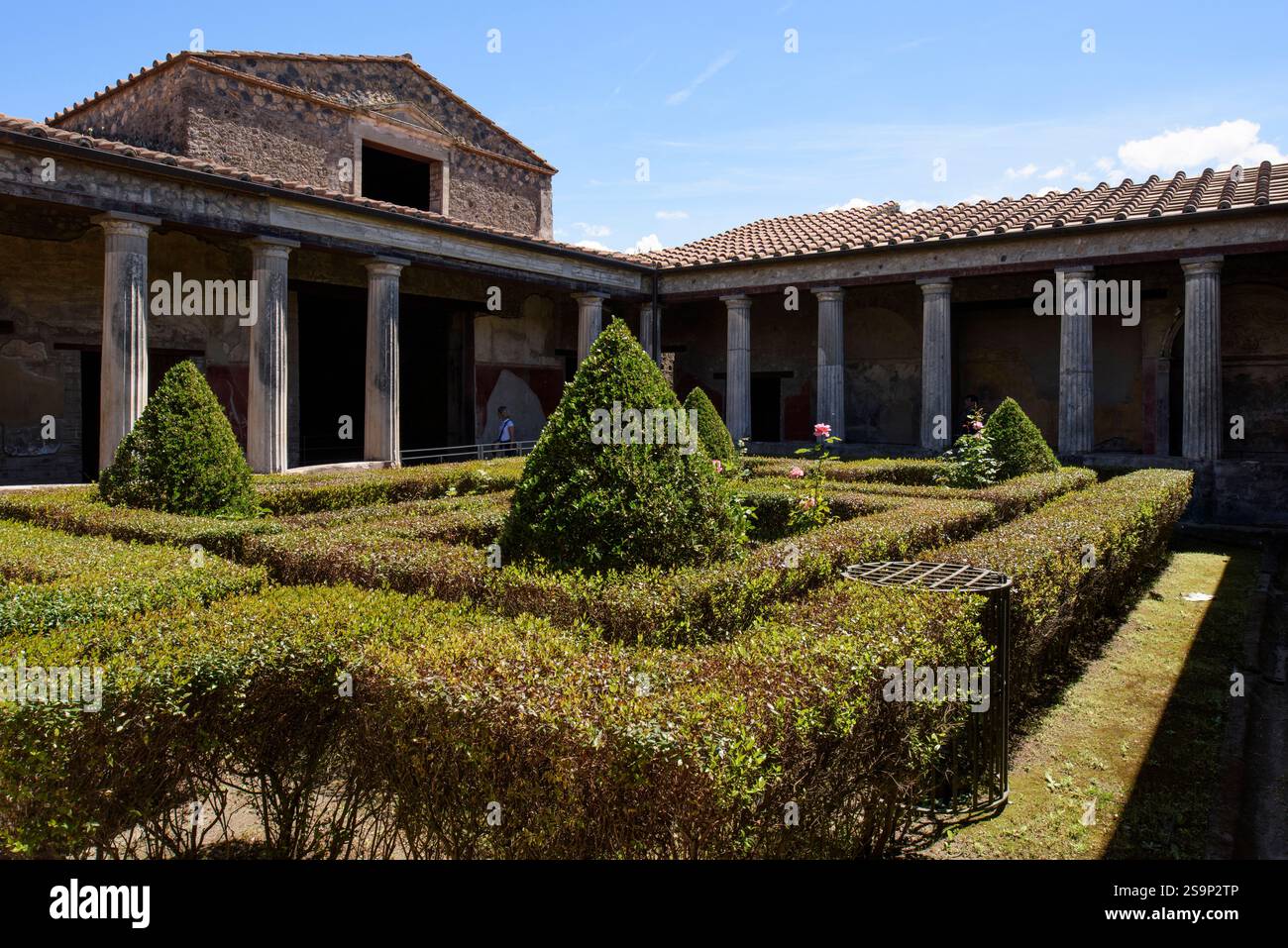 Pompéi. Italie. Site archéologique de Pompéi. Maison de Menander (Casa del Menandro). Regio I-10-4 Banque D'Images