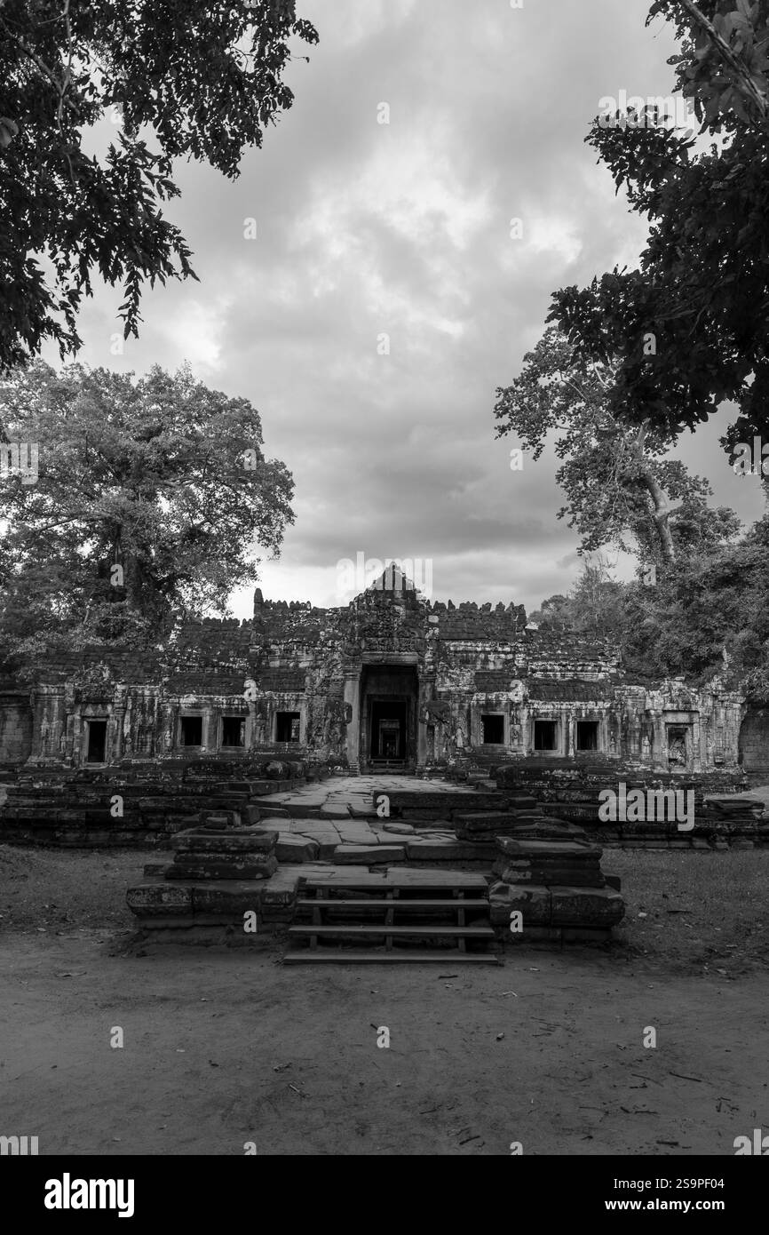 Siem Reap, Cambodge - 14 août 2025 - Temple Preah Khan Cambodge Banque D'Images