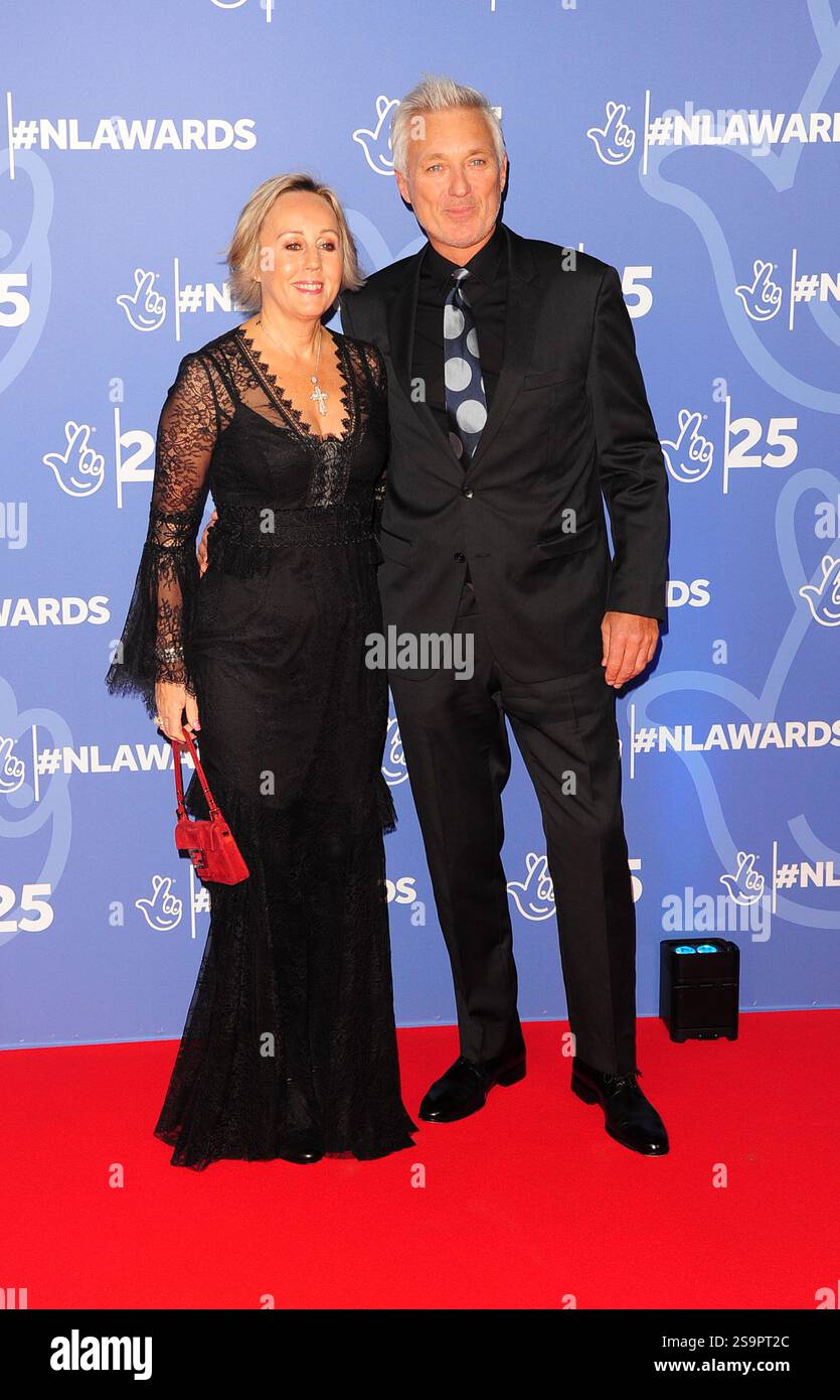 Shirlie Kemp et Martin Kemp assistent aux National Lottery Awards aux studios Television à Wood Lane à Londres Banque D'Images