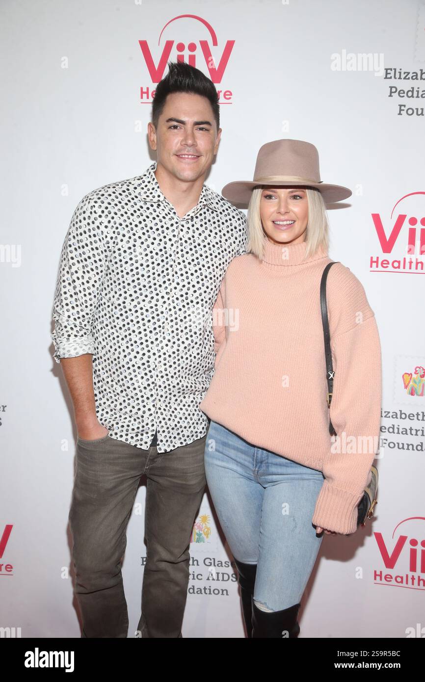 Tom Sandoval et Ariana Madix à la Fondation Elizabeth Glaser sur le sida pédiatrique 30e Festival familial Time for Heroes, arrivées, Los Angeles, États-Unis - 27 octobre 2019 Banque D'Images