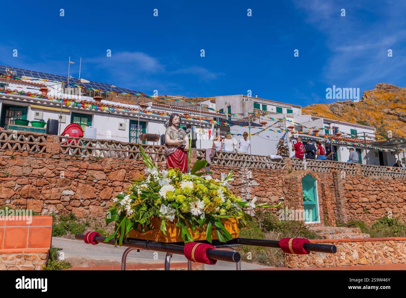 Île de Berlenga, Portugal : 22 juin 2024 : Festival en l'honneur de Saint Jean Baptiste, sur l'île de Berlenga, Peniche. Portugal Banque D'Images