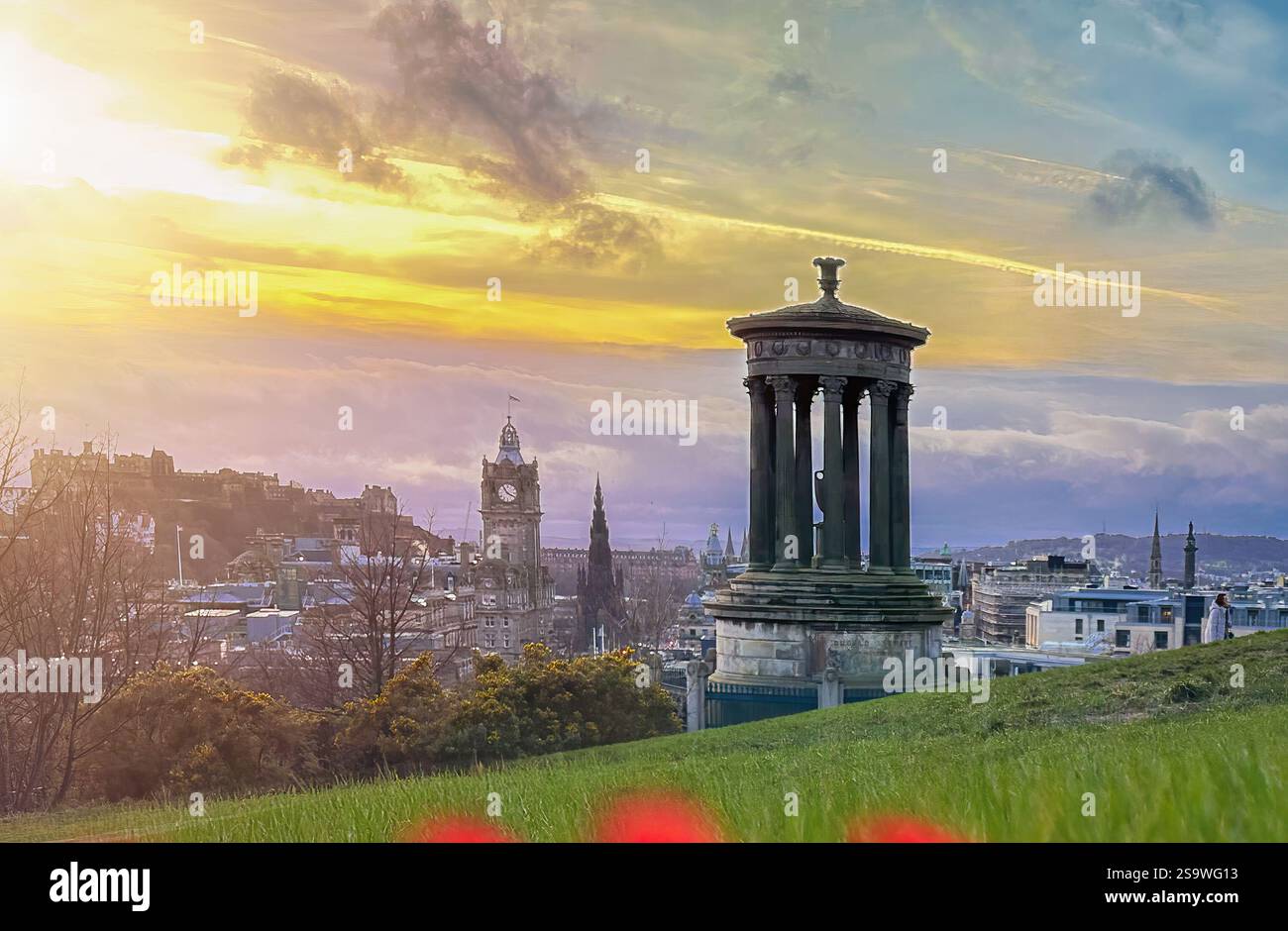 calton Hill à Édimbourg Écosse au Royaume-uni Banque D'Images