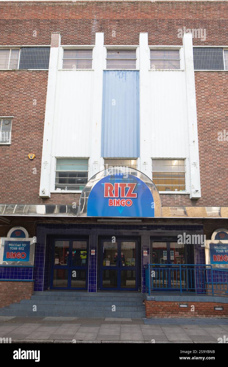 Ritz Bingo Hall, Théâtre Royal, Kings Lynn Banque D'Images