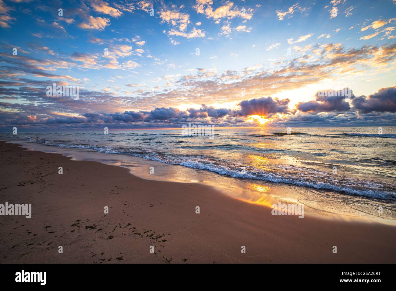 Photographie Art paysage nature faune coucher de soleil nuit Water Mountains Banque D'Images
