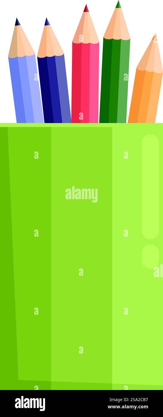 Vecteur de dessin animé d'icône de conteneur de dessin de peinture. Support Formation professionnelle. Vecteur de dessin animé d'icône de conteneur de dessin de peinture. Support art. Illustration de Vecteur