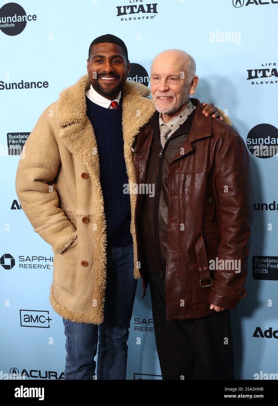 UT. 27 janvier 2025. Mark Anthony Green, John Malkovich aux arrivées pour la première d'opus au Sundance film Festival 2025, Eccles Theater, Park City, UT, janvier 27, 2025. crédit : JA/Everett Collection/Alamy Live News Banque D'Images