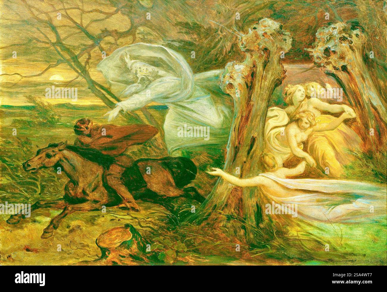 Moritz von Schwind - The Erlkonig - 1830 Banque D'Images