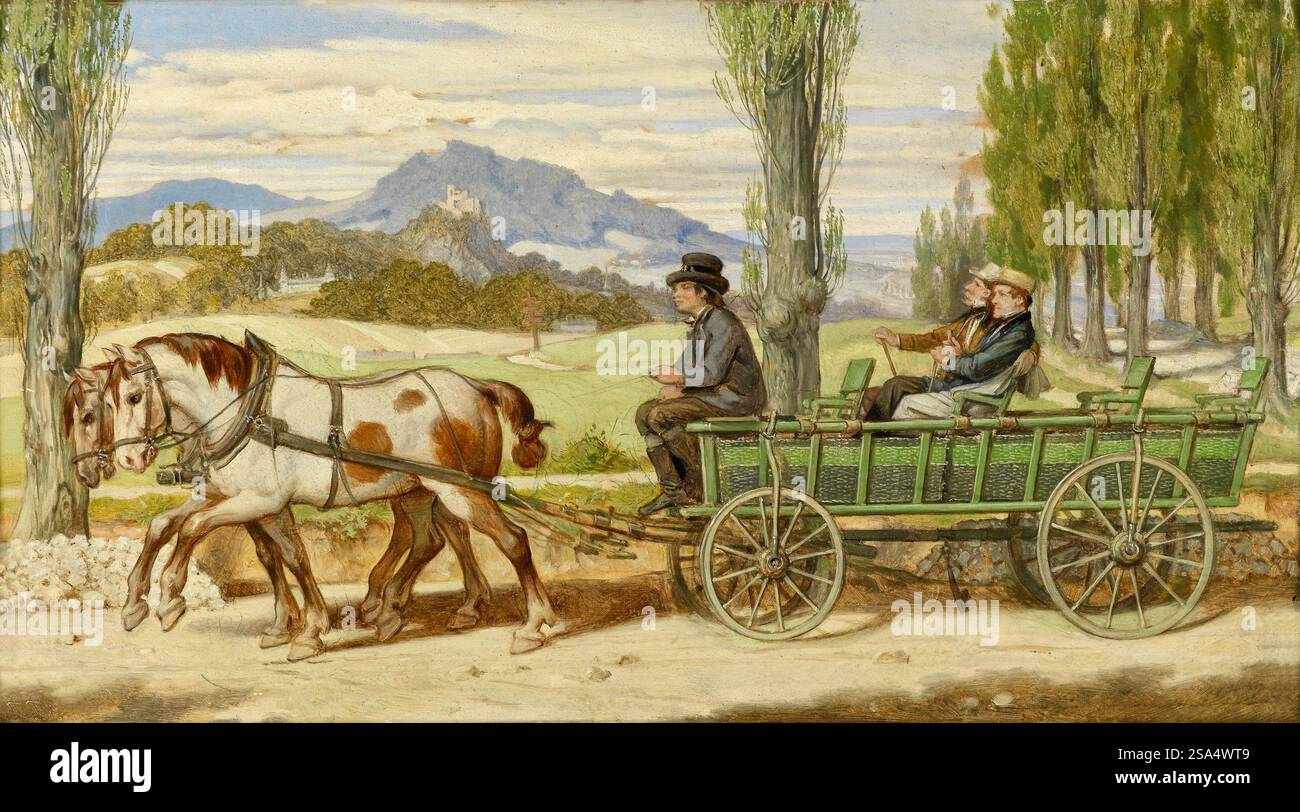 Moritz von Schwind - The Country Party Banque D'Images