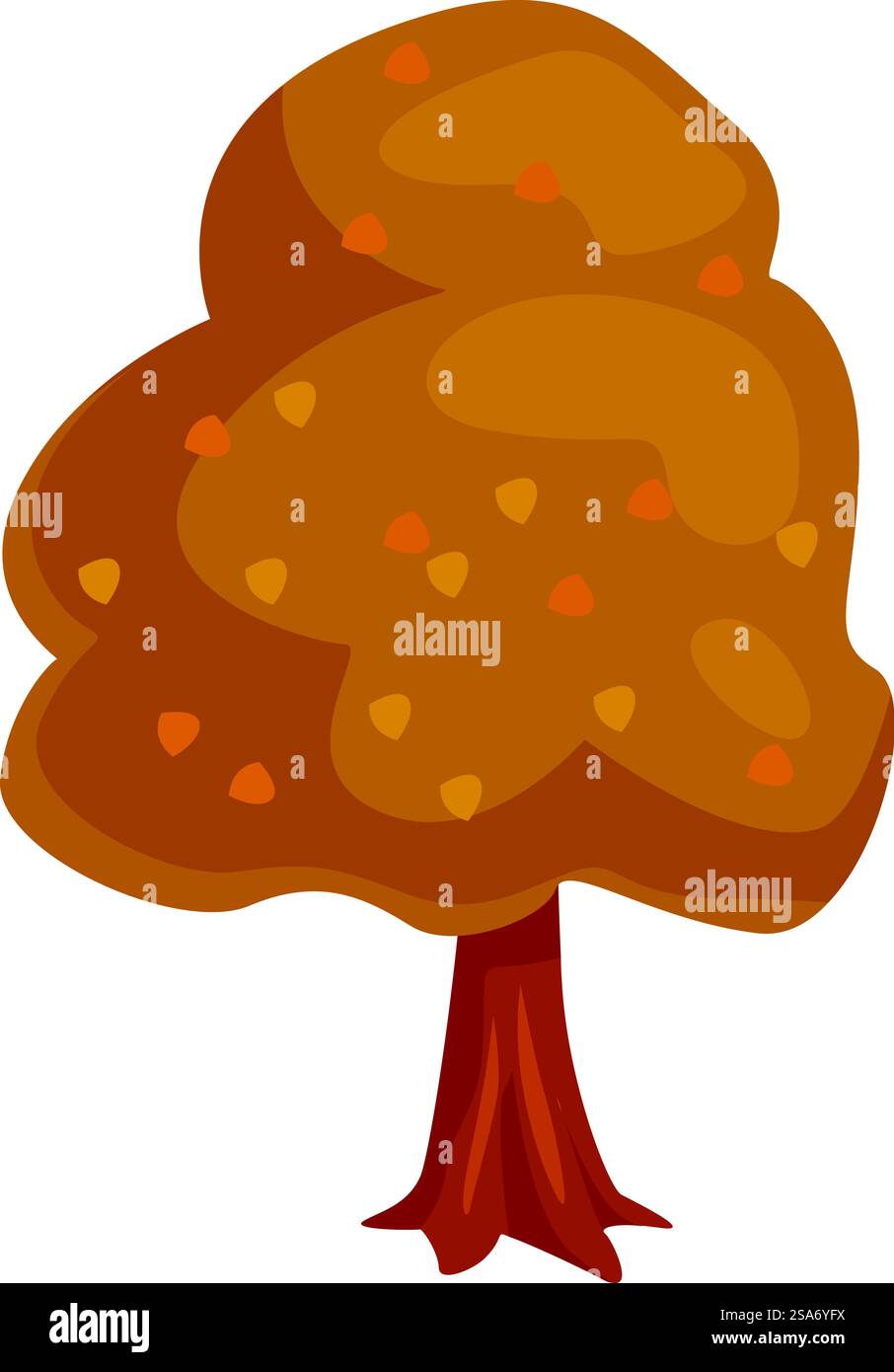 Arbre de dessin animé perdant ses feuilles en automne, avec un grand tronc brun et des branches. Grand arbre d'automne perdant ses feuilles illustration Illustration de Vecteur Arbre de dessin animé perdant ses feuilles en automne, avec un grand tronc brun et des branches. Grand arbre d'automne perdant ses feuilles illustration Illustration de Vecteur